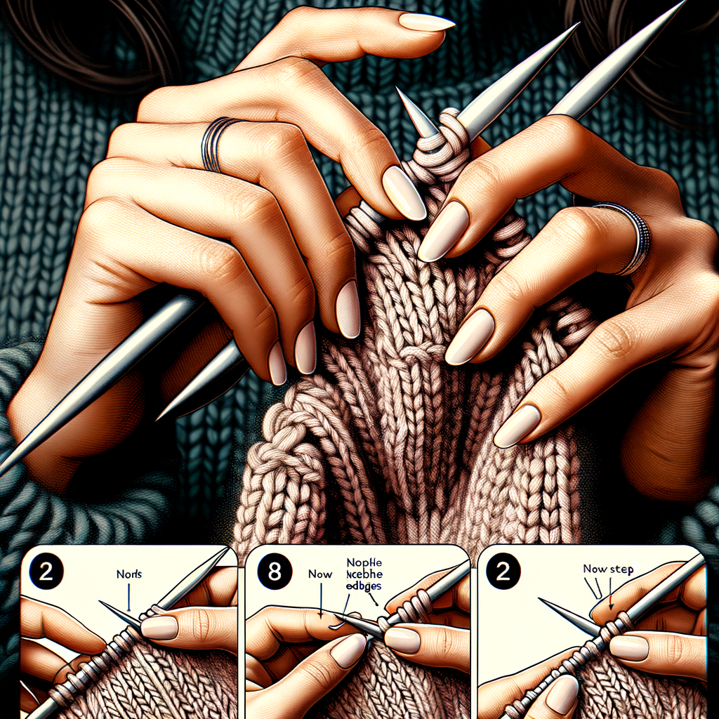 Hands demonstrating advanced knitting techniques in a Tubular Bind-Off tutorial, showcasing professional knitting edges and perfect knitting finish for professional-looking bind-off methods.